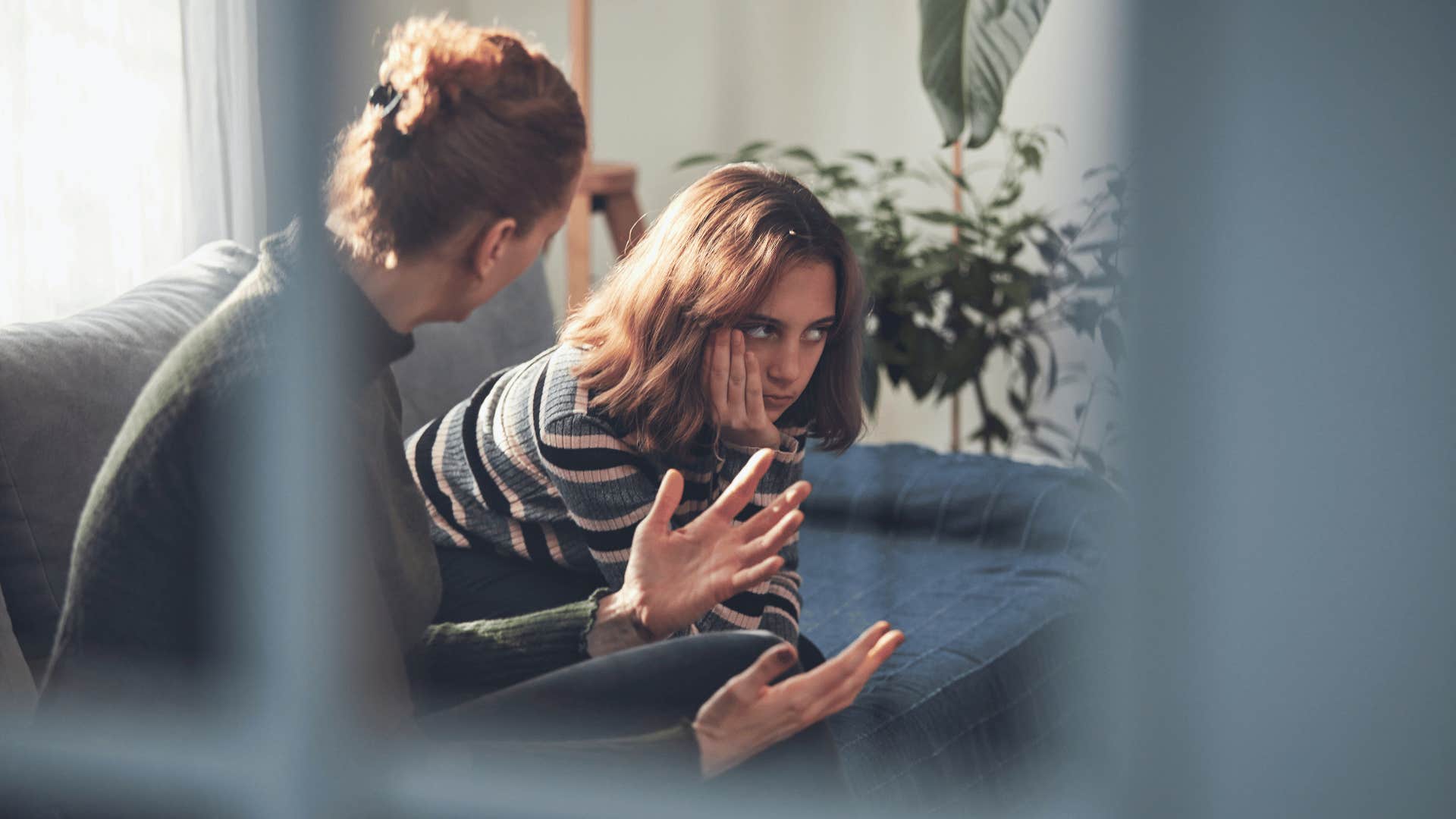 narcissistic mom arguing with teenage daughter who's not allowed to date