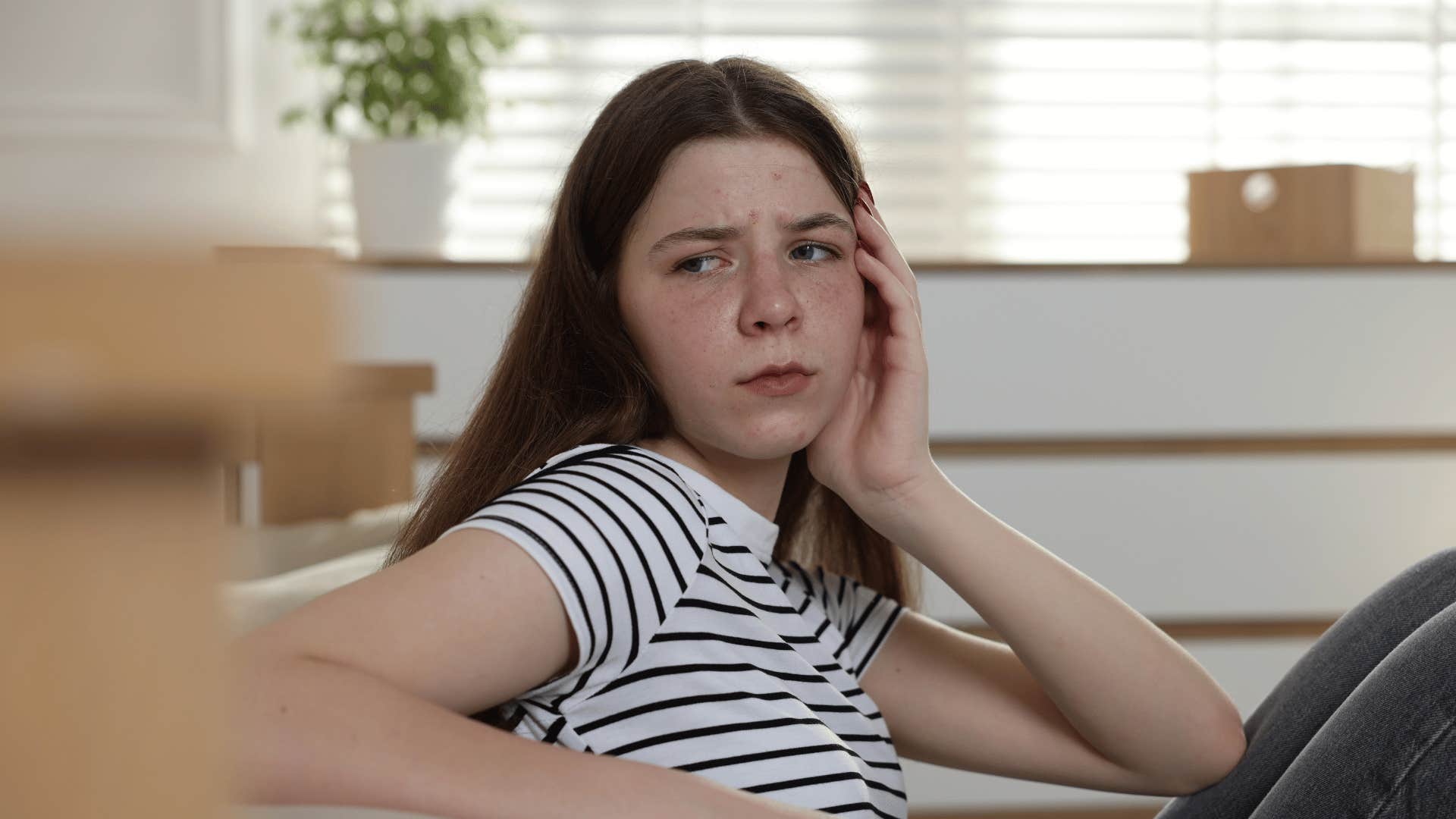 teenage girl not being allowed to question anything by her narcissistic parents