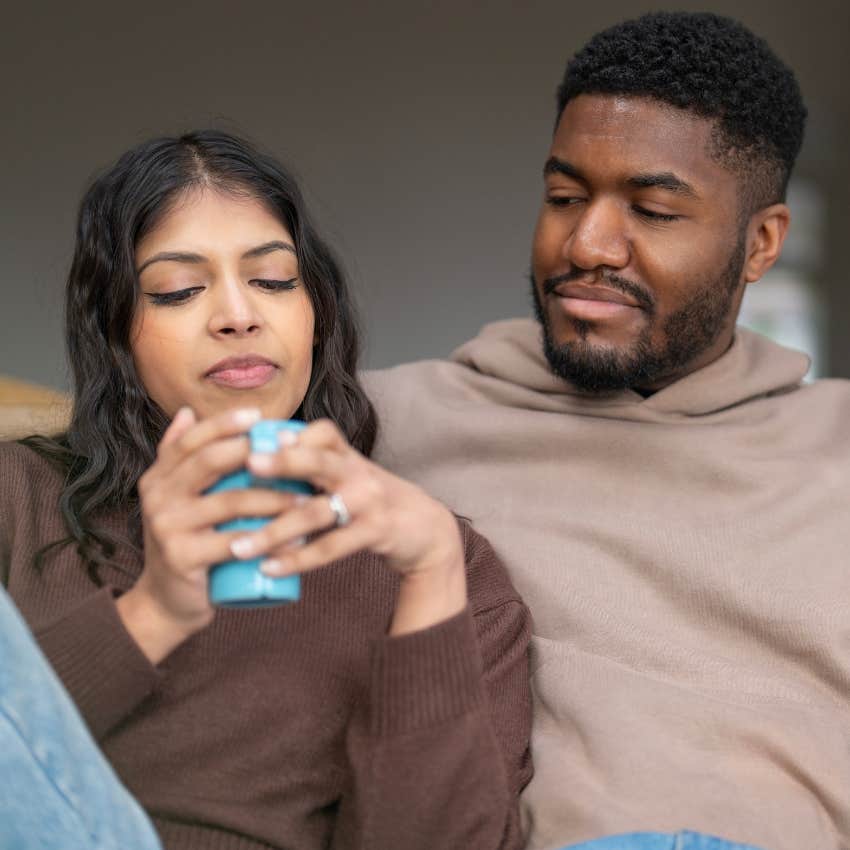high iq man not trying to fill the awkward silence with his partner