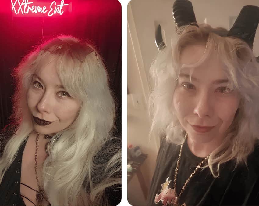 ossiana tepfenhart with and without extensions