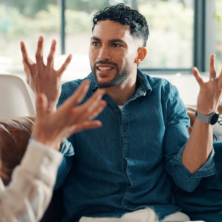 emotionally immature man trying to lie to control the narrative