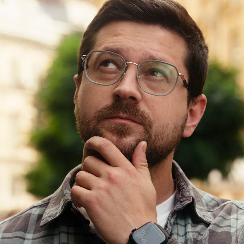 man who was born in the 80s assessing risks