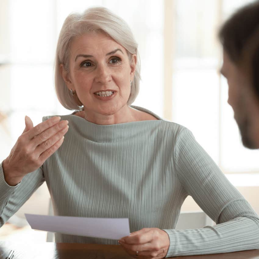 woman born in the 60s setting clear boundaries at work