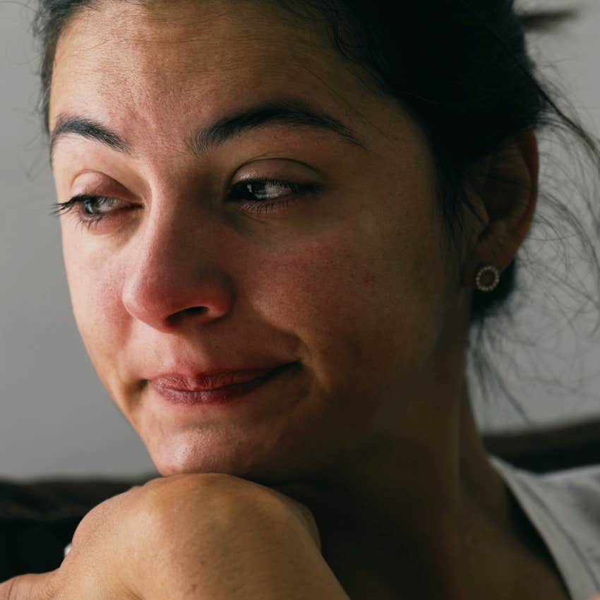 sad woman struggling with loneliness