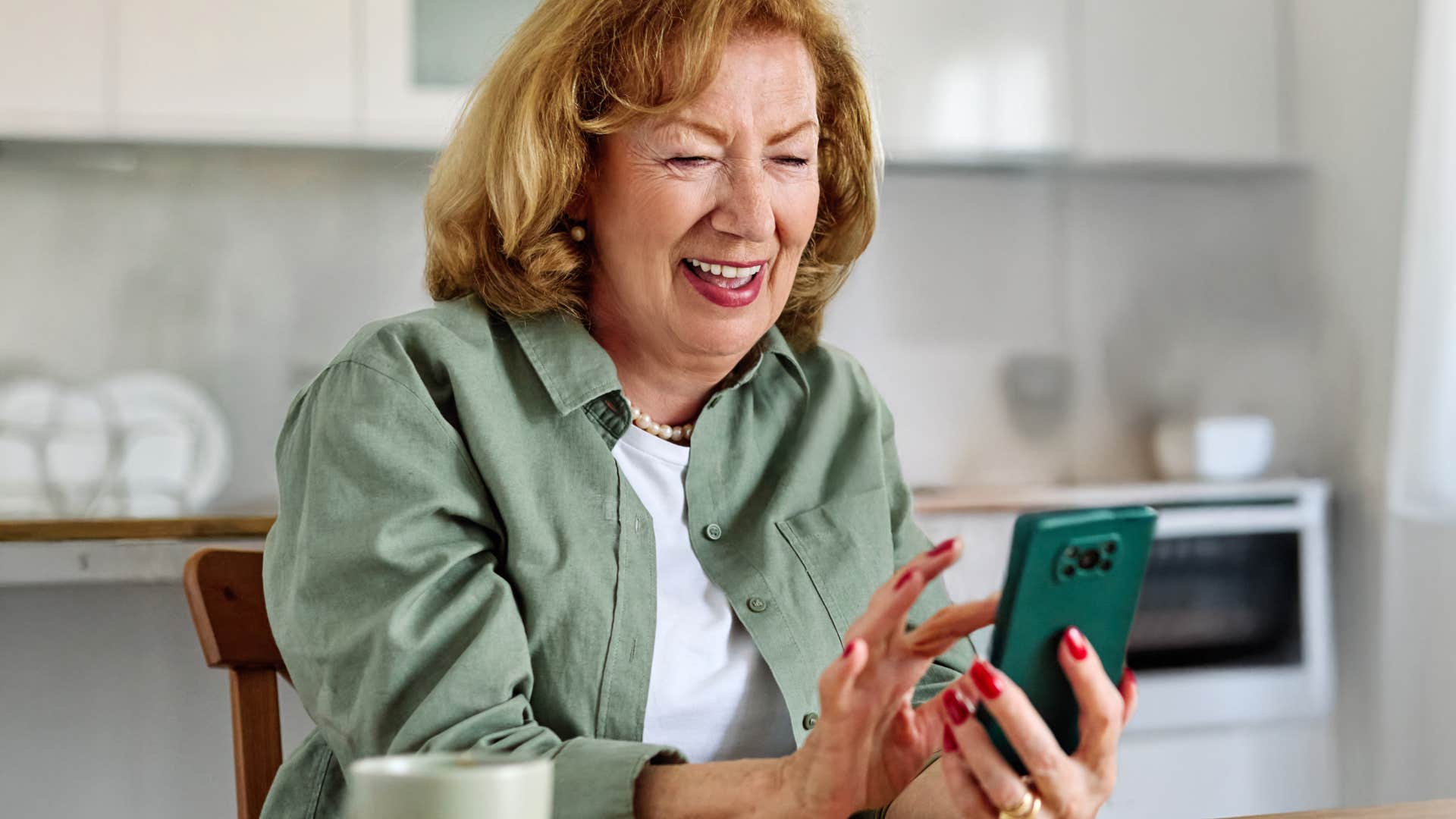 woman raised in the 60s and 70s who learned not to constantly splurge