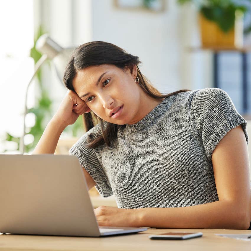 gen z woman who doesn't want to admit that inconveniences aren't always bad