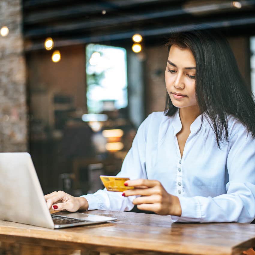 woman stressed about her finances