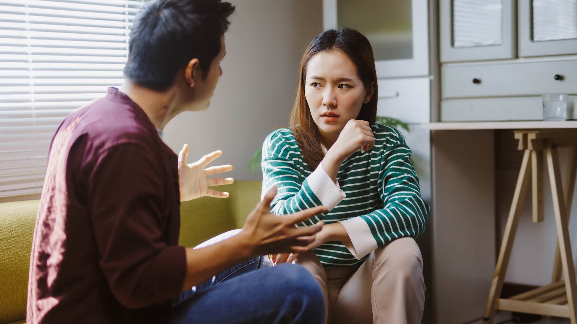Man with a high IQ making conversation awkward by saying I need some space