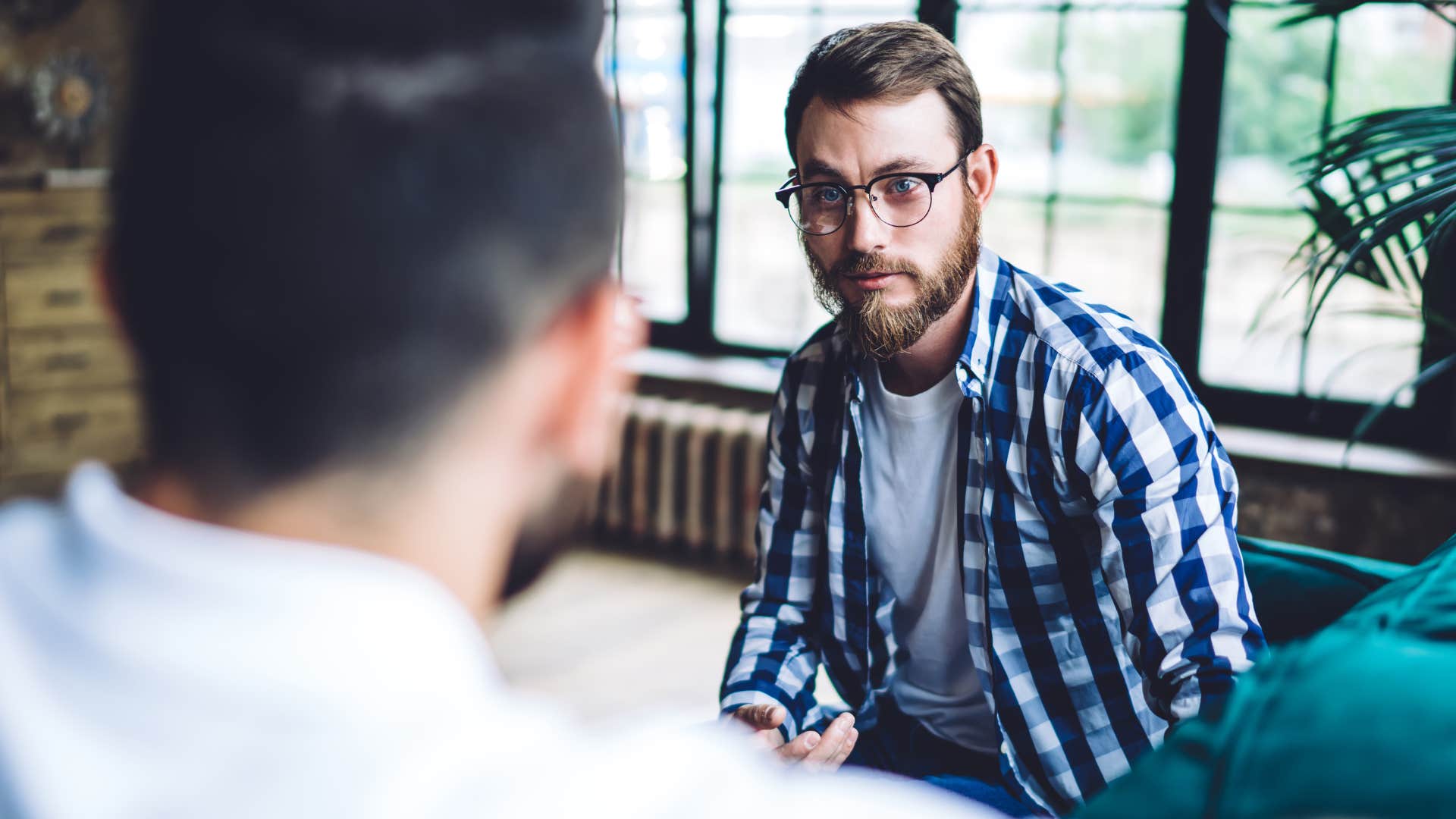 Man with a high IQ making conversation awkward by saying I'm planning this for the future