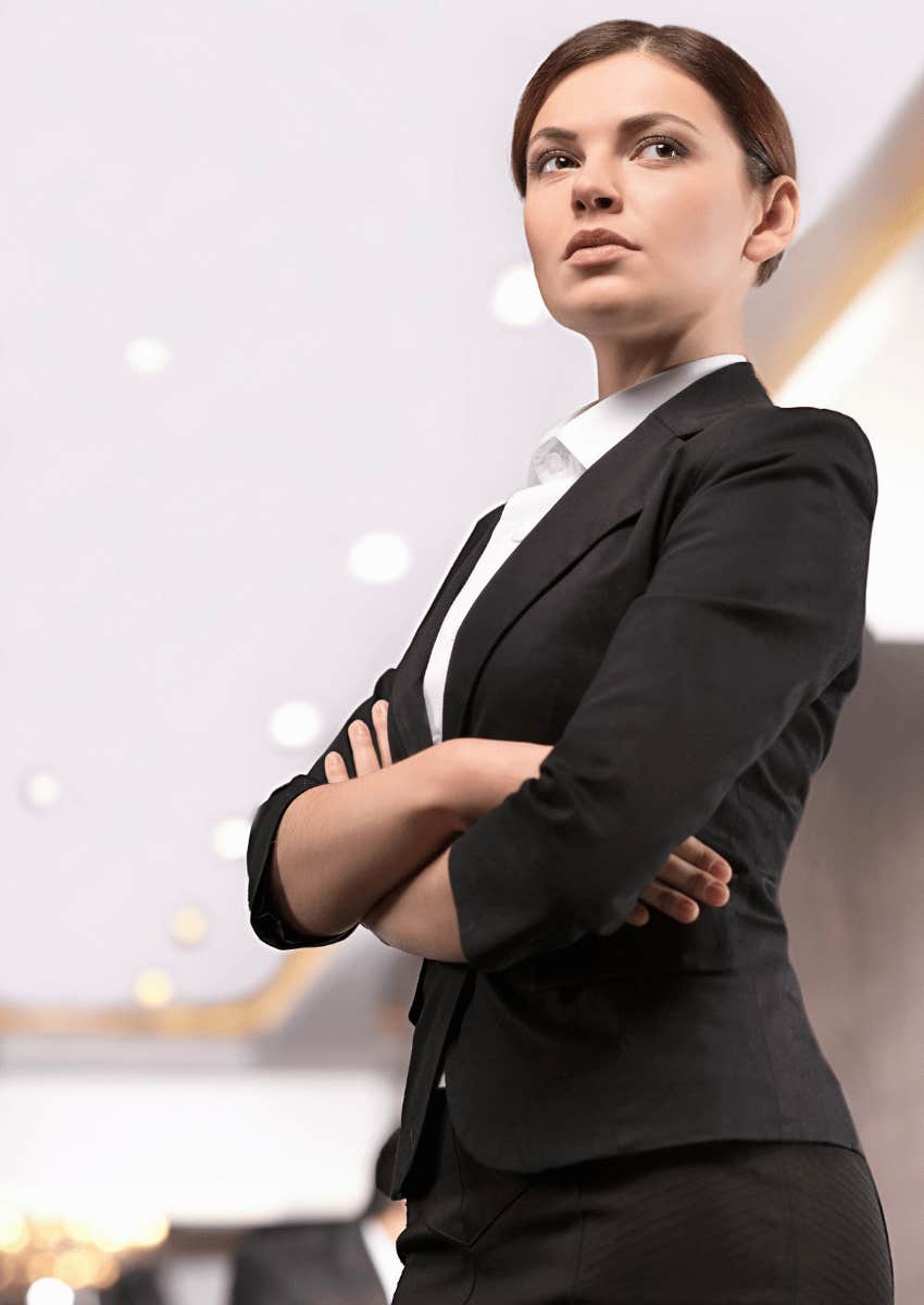 professional woman with high expectations