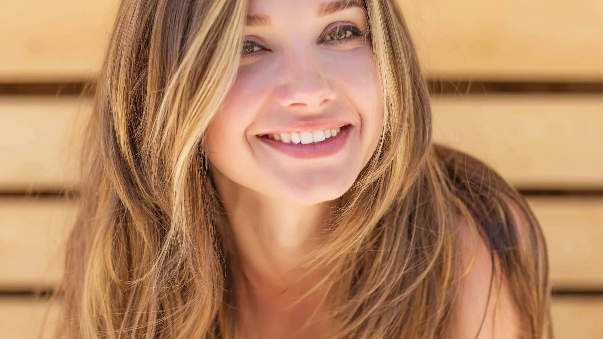 intelligent woman feeling happy with who she is not comparing herself to others