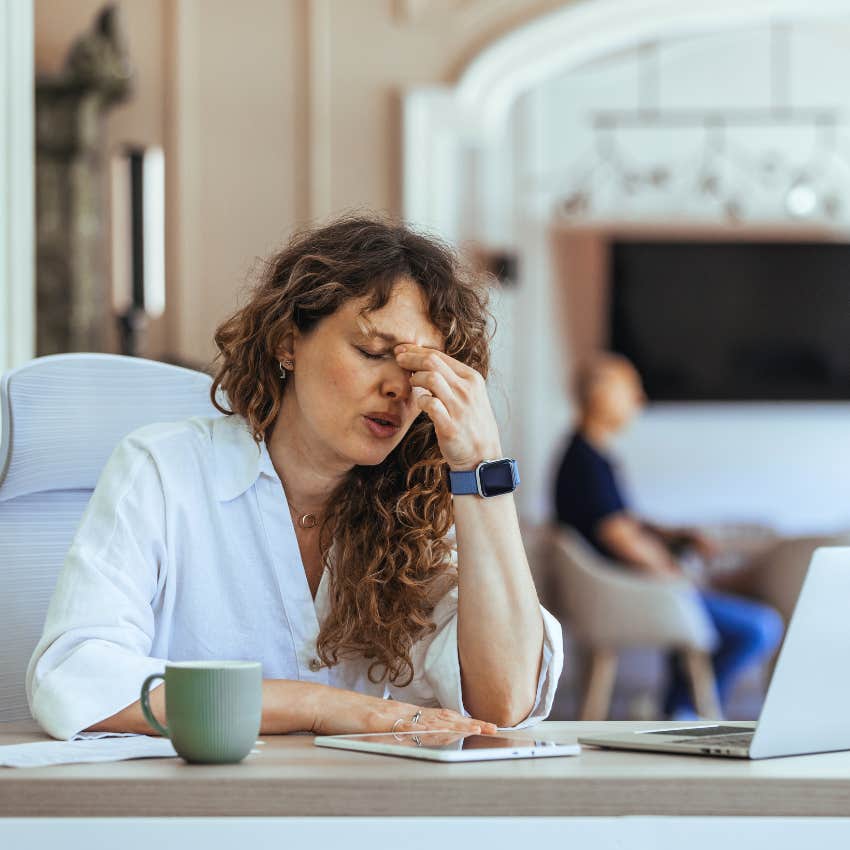 frustrated employee seeing gaps in leadership at work