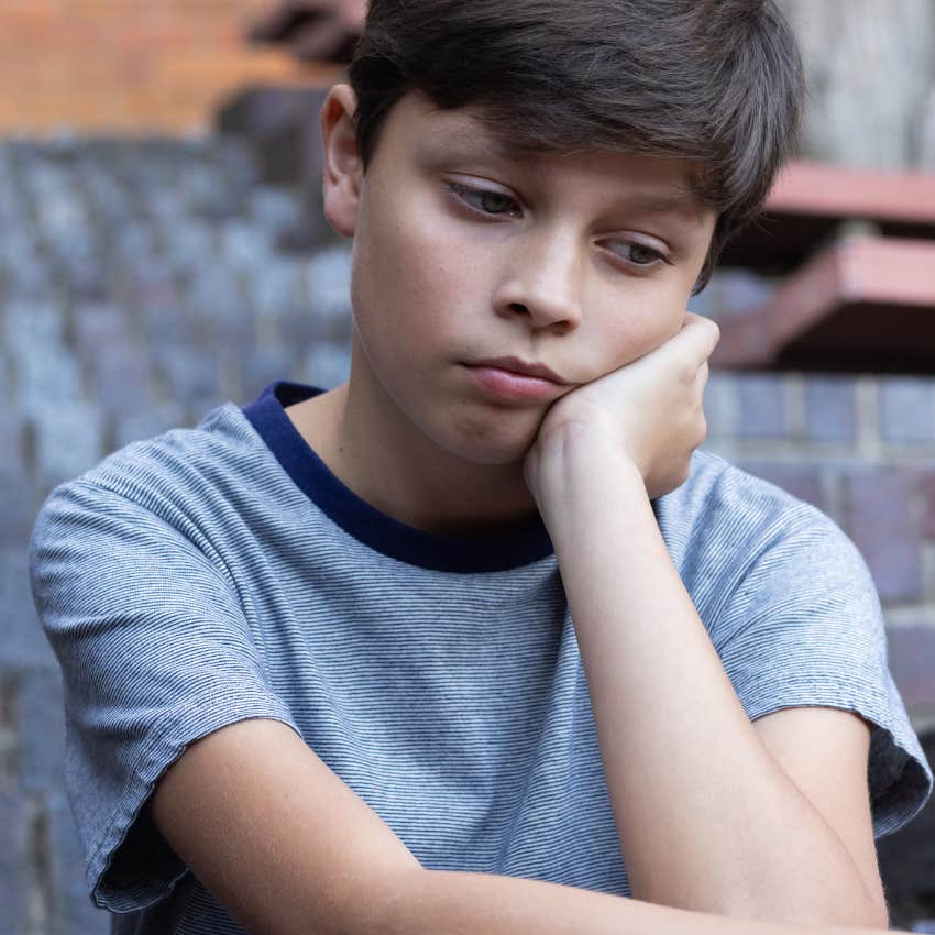 Little boy expected to figure things out for himself