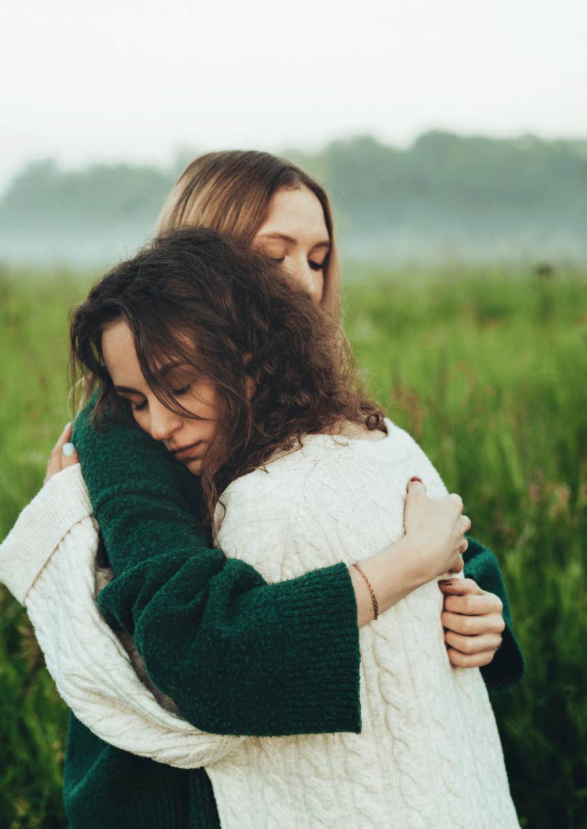 seeking comfort from someone they trusted