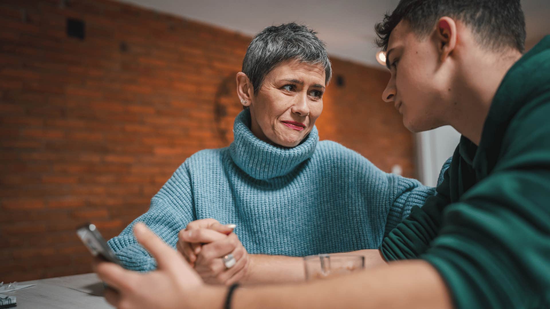 mother purposely giving son terrible advice