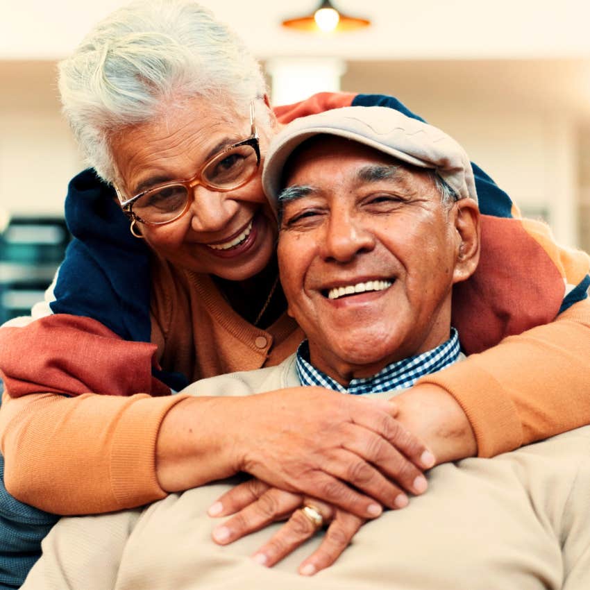 couple with a rare soul connection smiling after changing each other for the better
