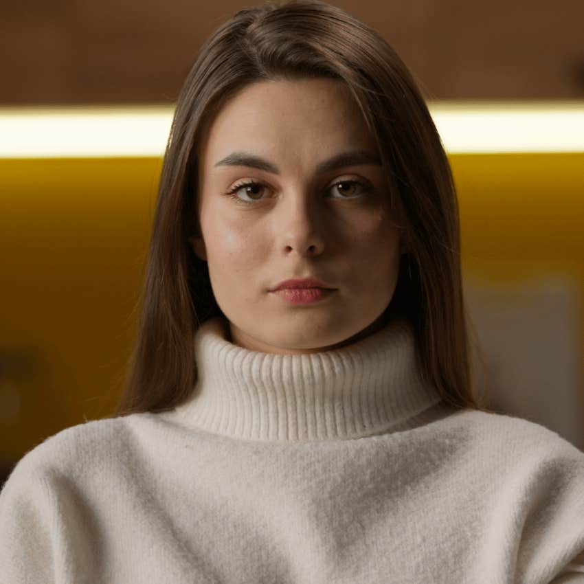 emotionally numb woman suffering from empathy burnout