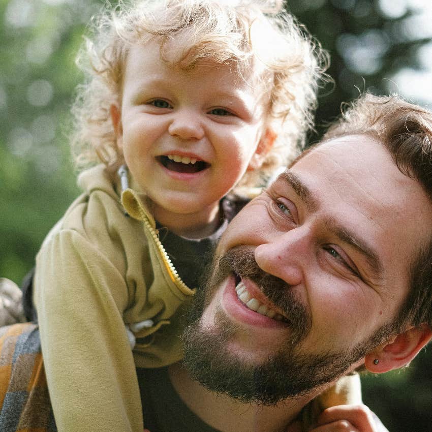 dad engaged in his child's life