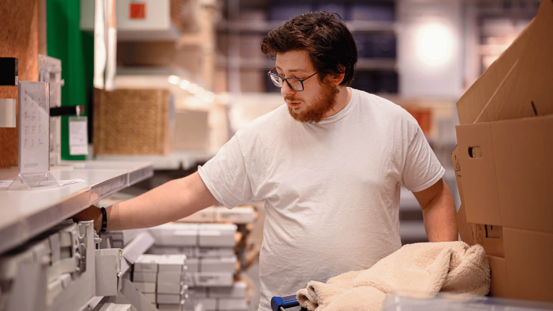 man buying gadgets for future projects