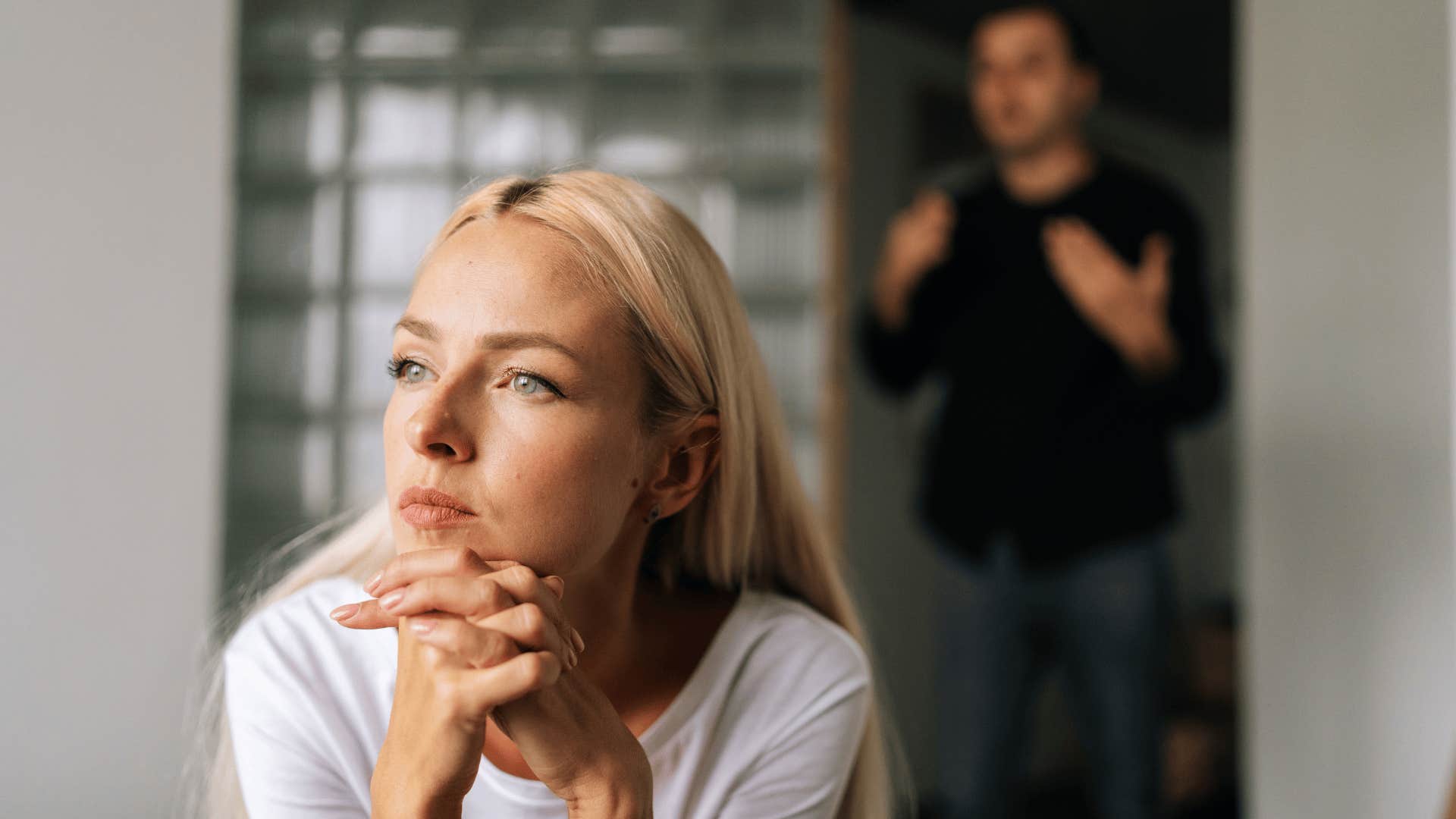 woman struggling with her mental health not thinking about the future
