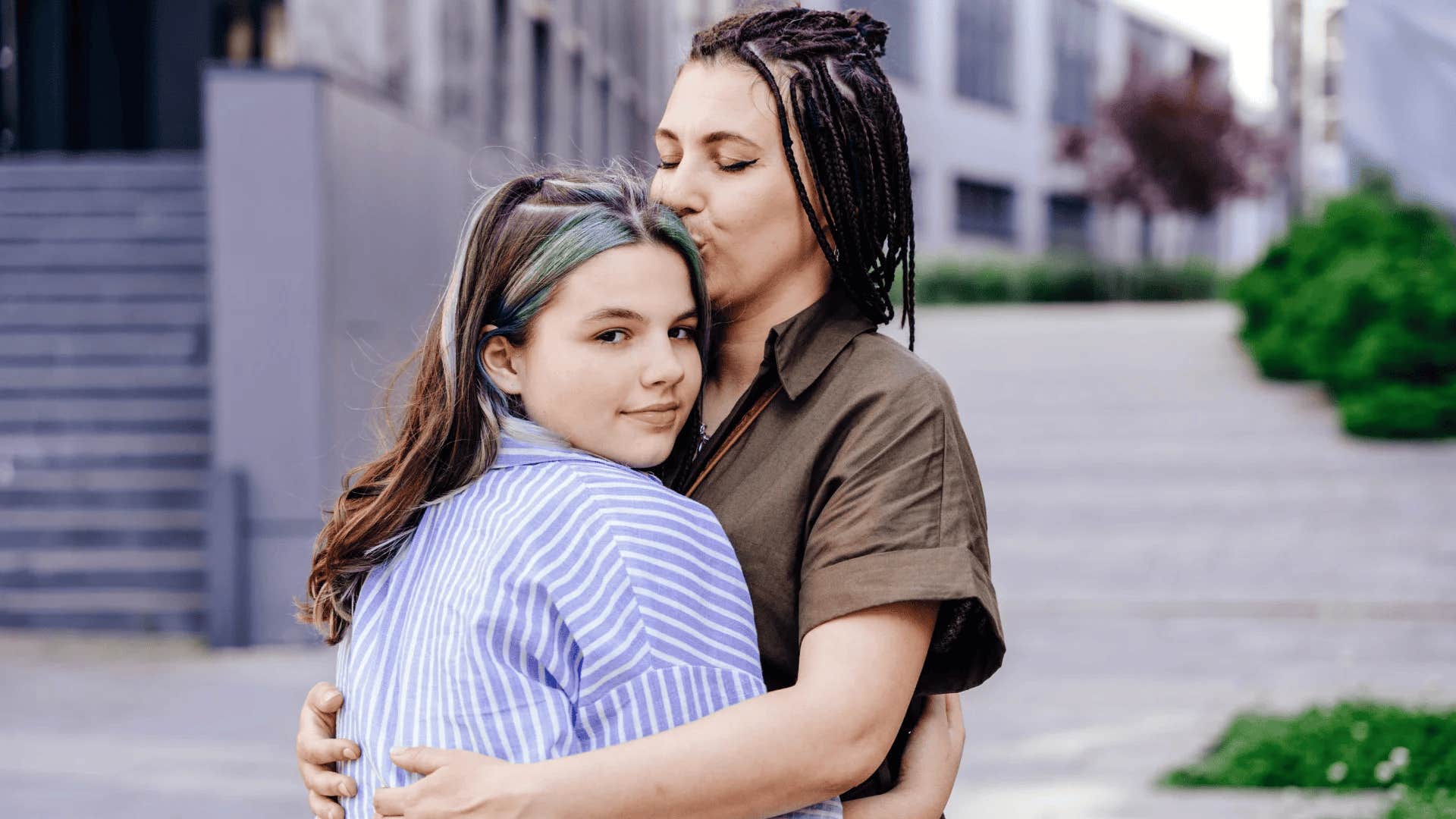mother teaching her daughter that being an adult means finding the one
