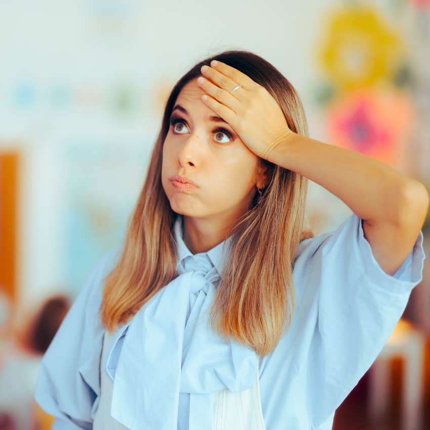 teacher frustrated with students' parents