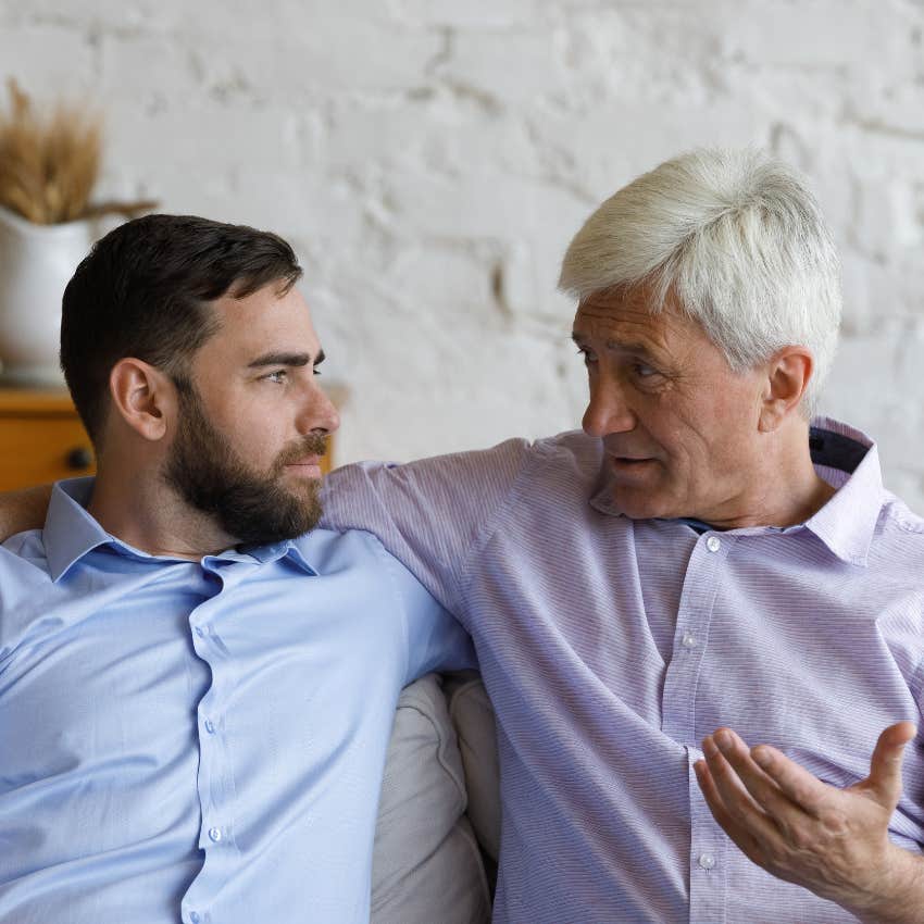 gen z man who finds his boomer dad's views on identity unappealing