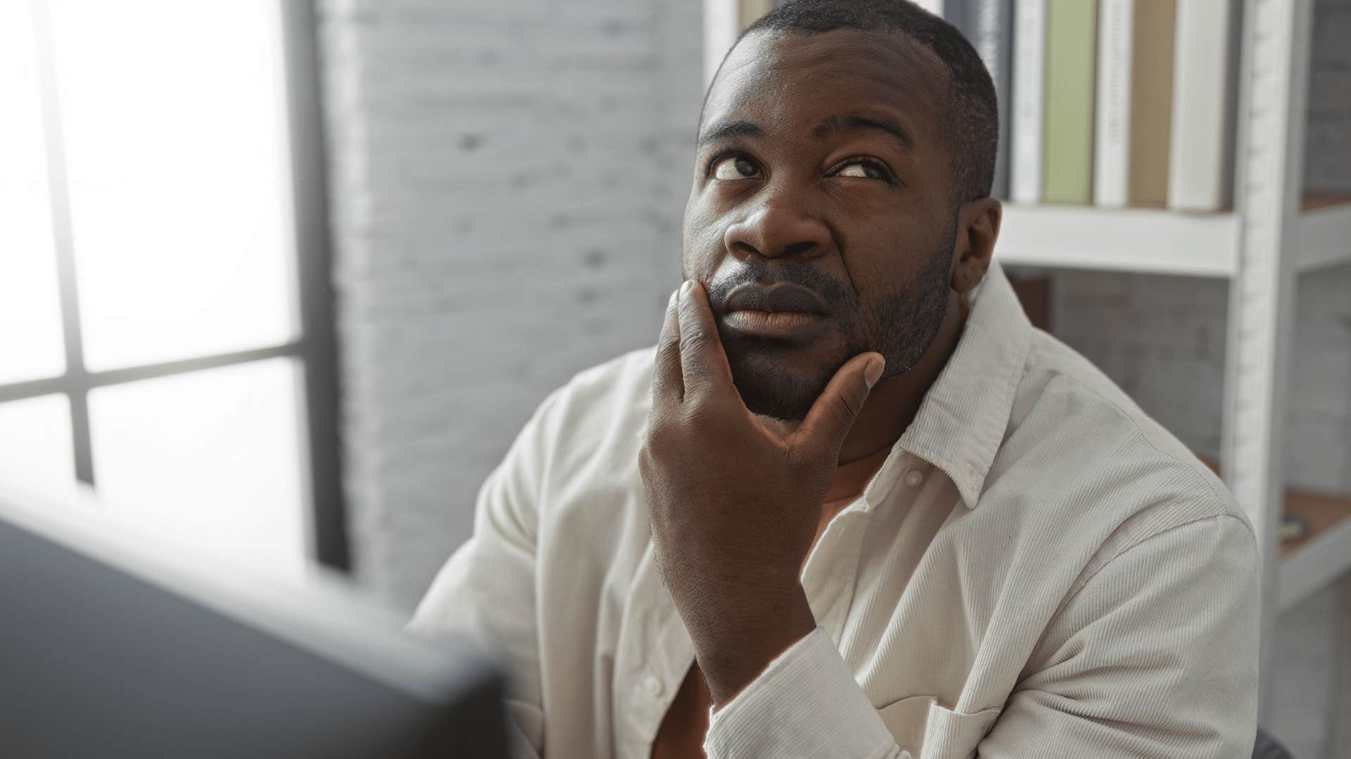Man thinking about opportunities to apply what they've learned at work. 