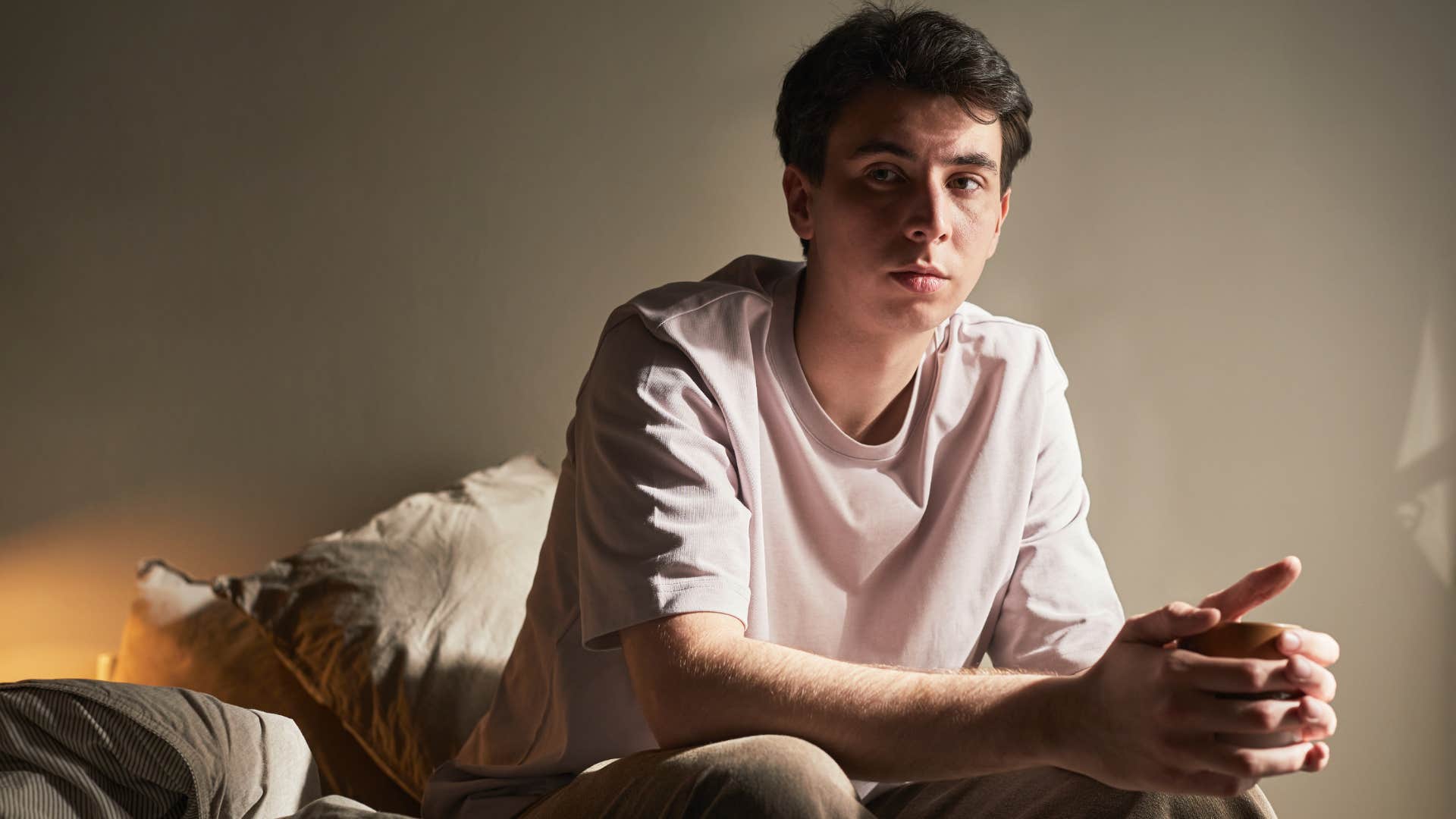 oldest son alone in his room struggling with mental health