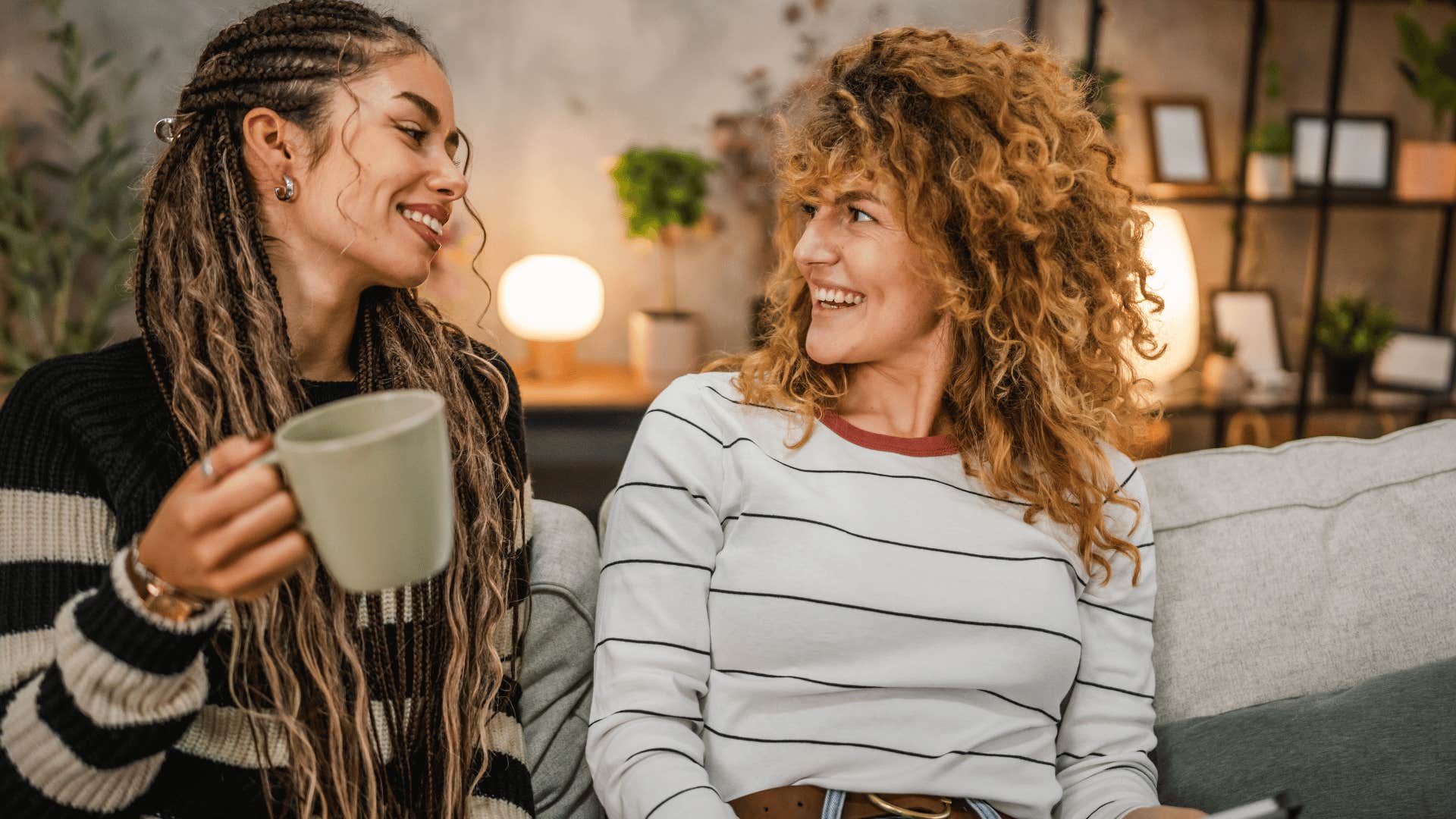 high-value woman noticing her friend's passions and interests in discussion