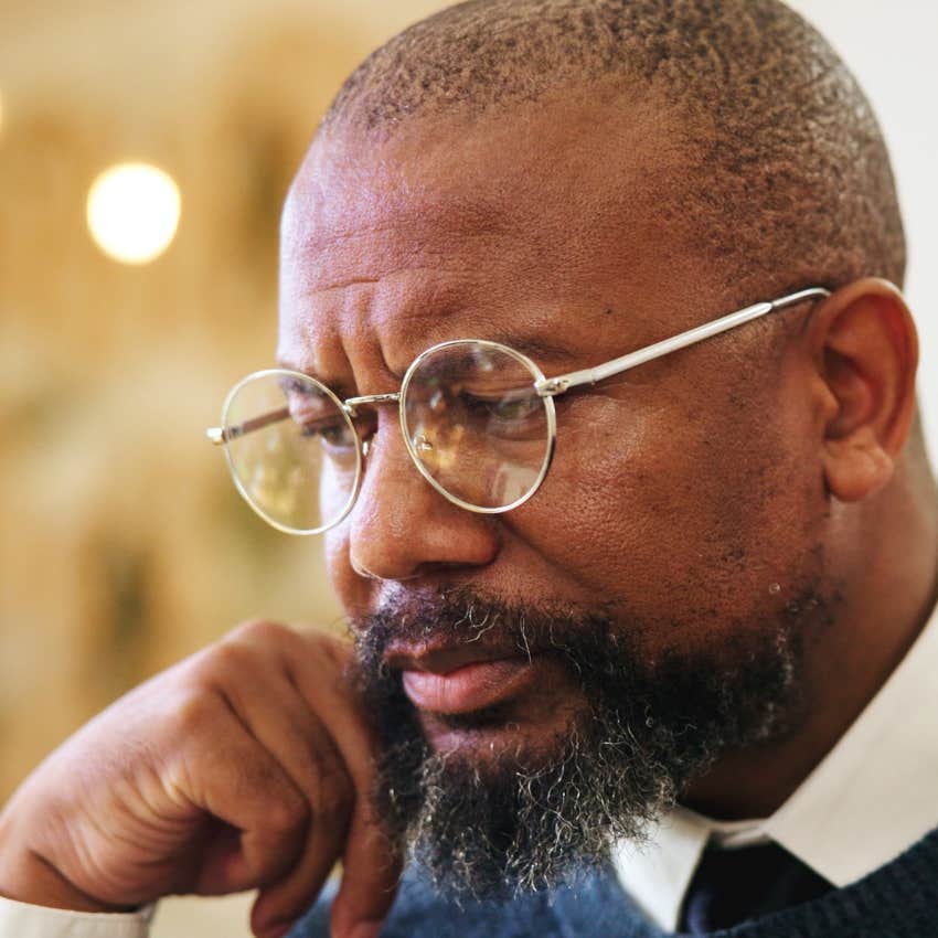 man thinking deeply about how not everything is easy