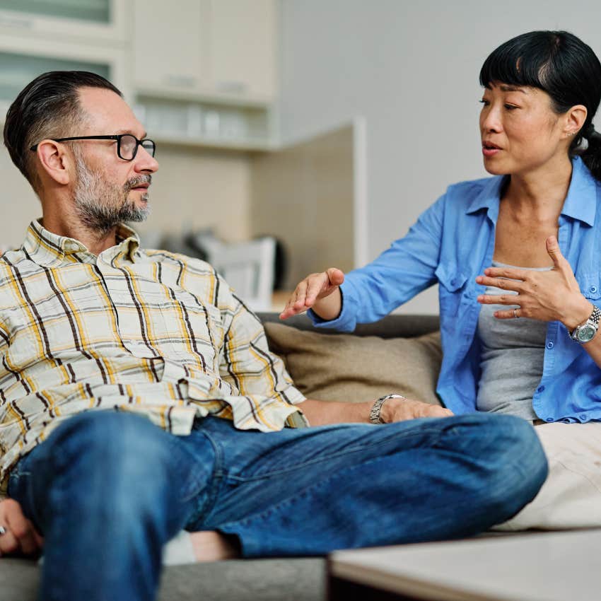 couple arguing emotionally instead of logically during disagreement