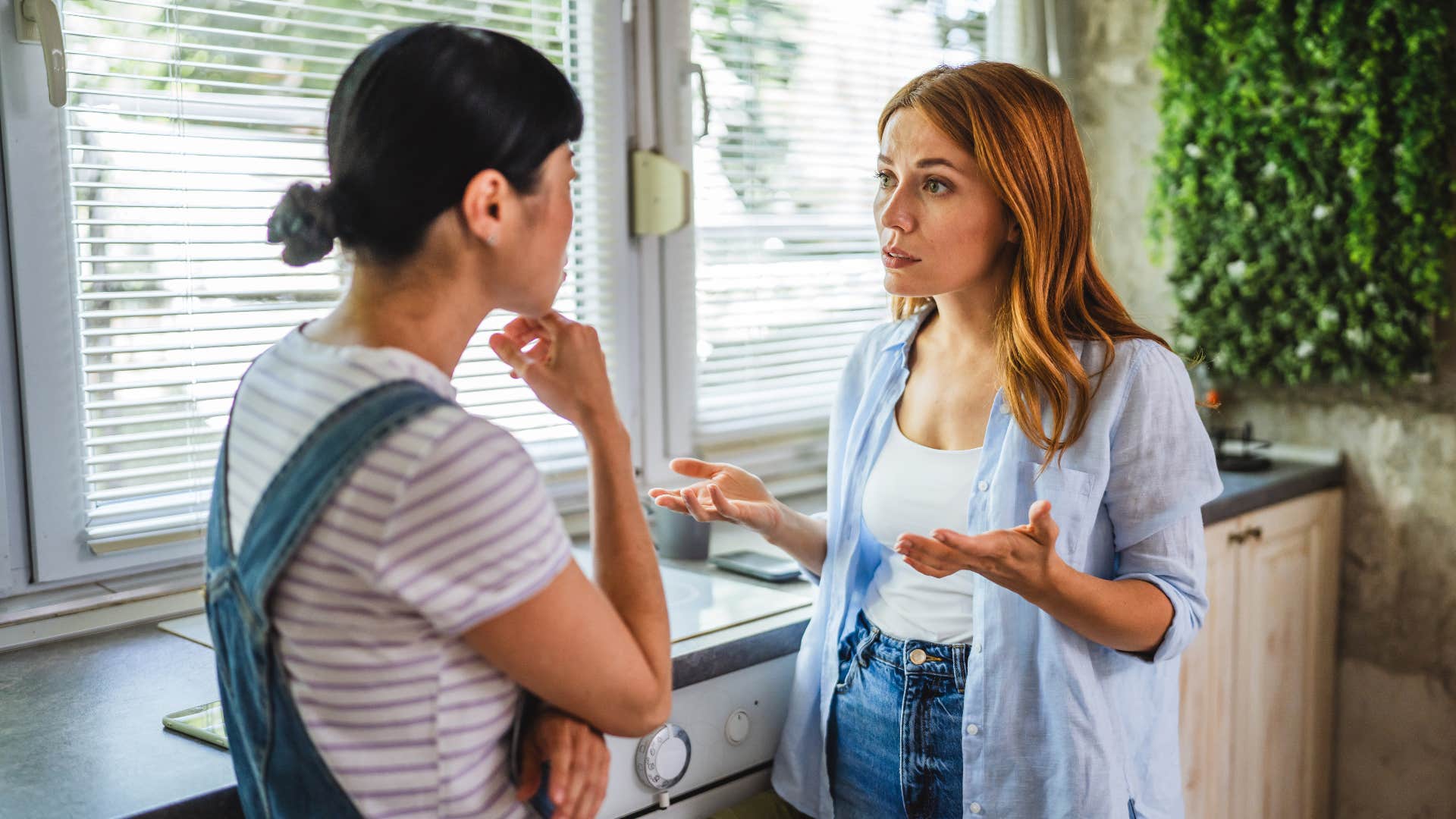 reactive woman who can't be told what to do by anyone