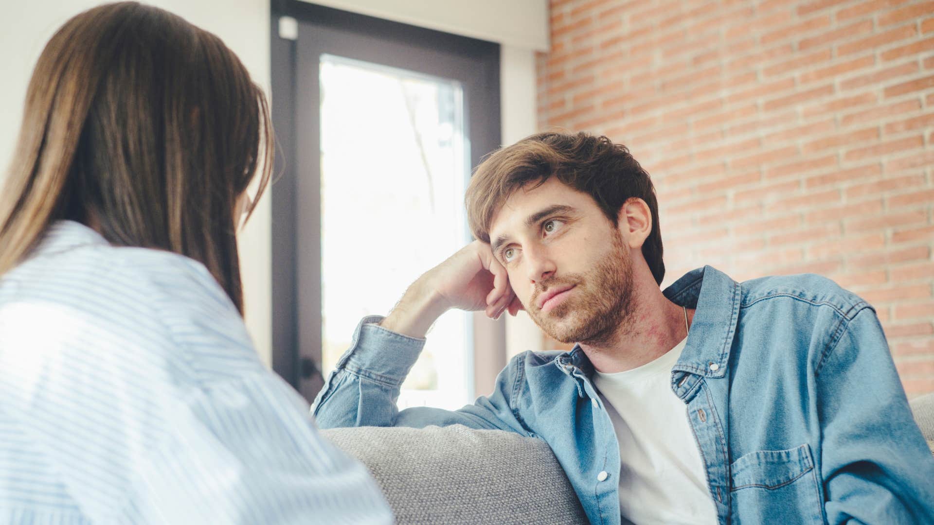 man with selective hearing who can't be told what to do by anyone
