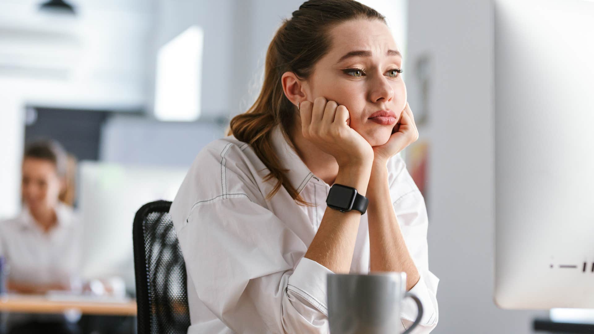 woman with zero common sense who can't solve problems on her own