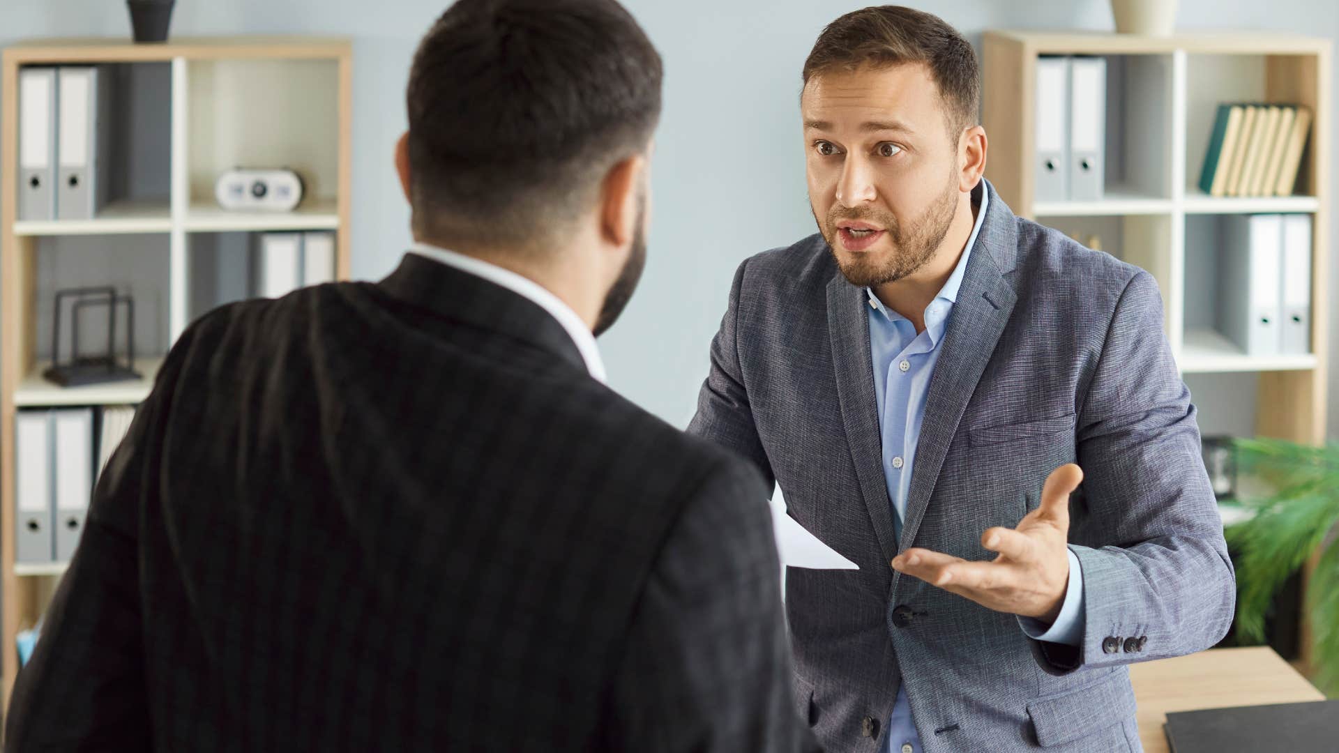 highly incompetent man who has difficulty dealing with feedback at work