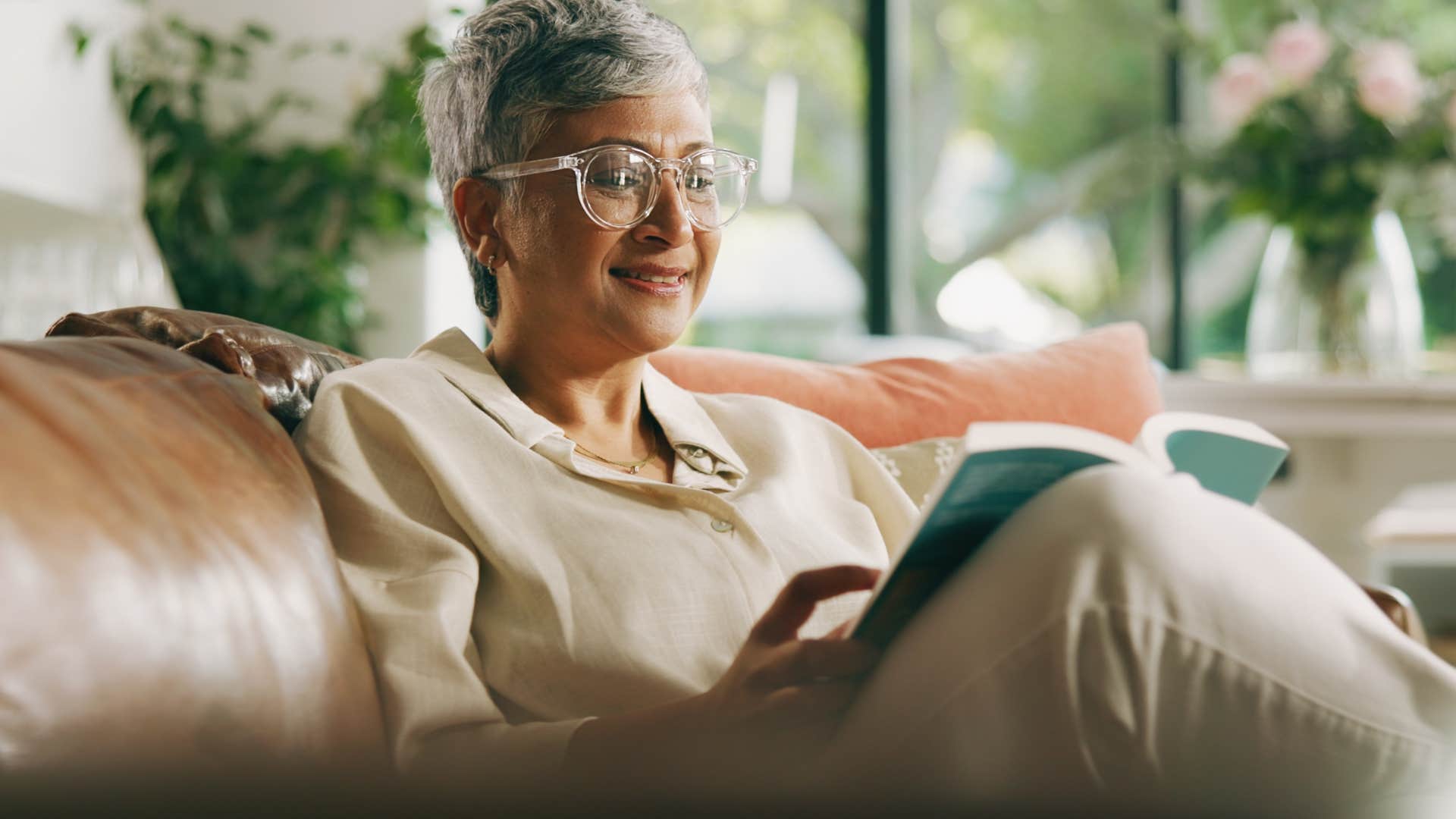 introverted woman relaxing at home with no weekend plans