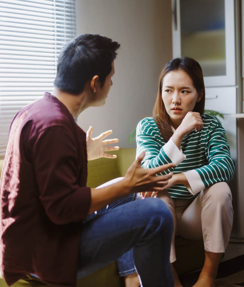 distrusting partner fights for attention showing toxic habit in relationship