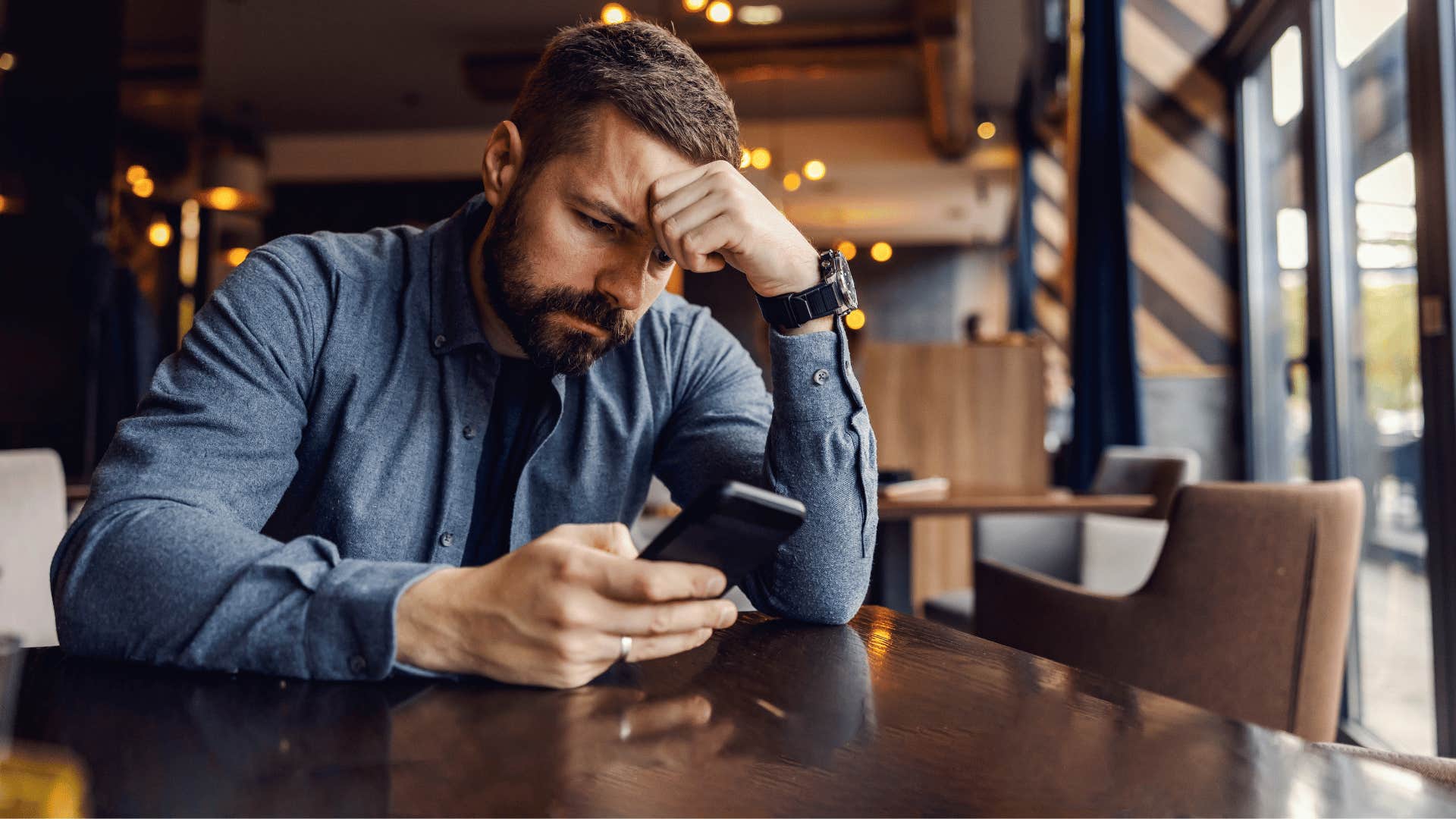 man who is a huge complainer saying it's always something