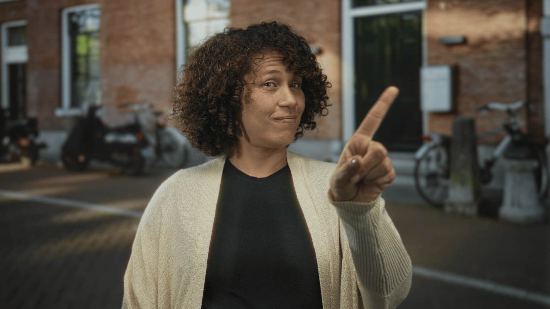 woman practicing saying no to protect her peace