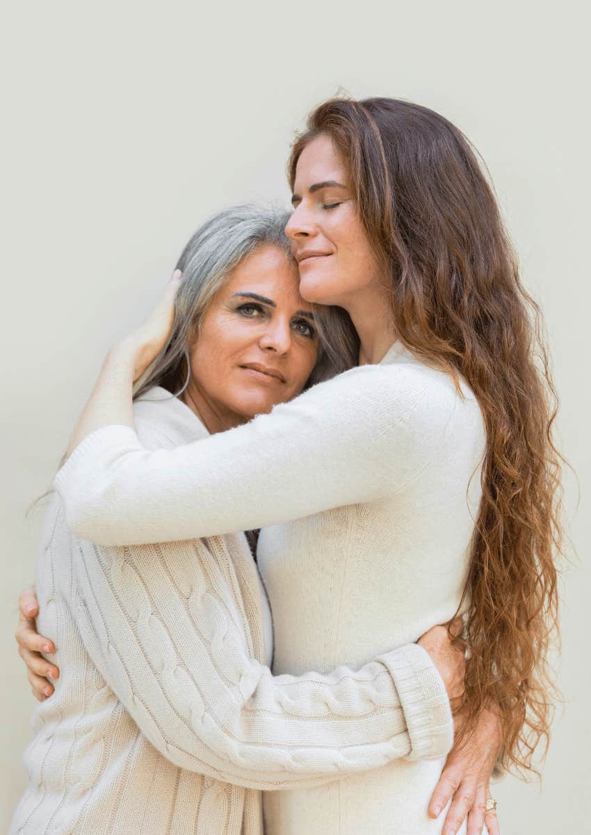 woman being kind and caring to someone else