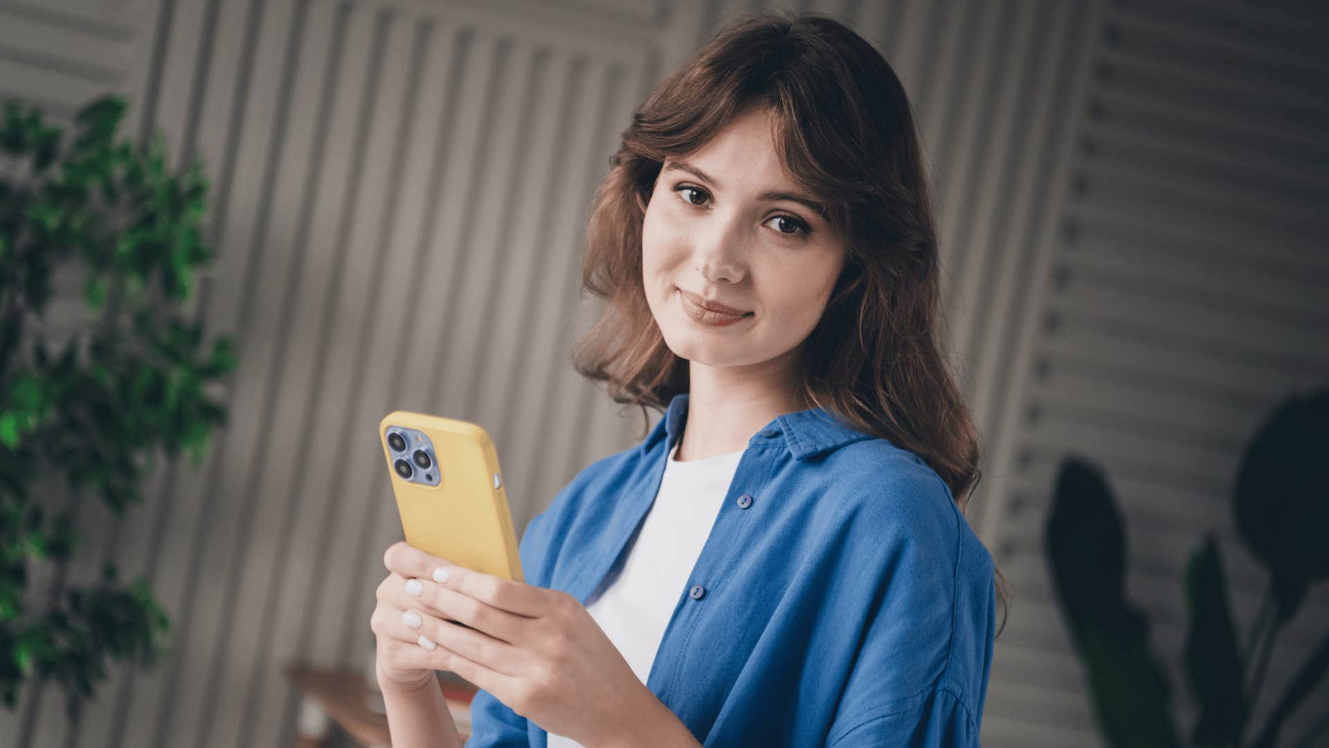 woman who keeps her phone on do not disturb constantly because she spends way too much time alone