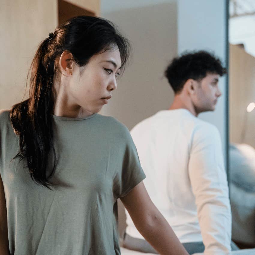 woman who rarely gets manipulated by men noticing him constantly criticize her