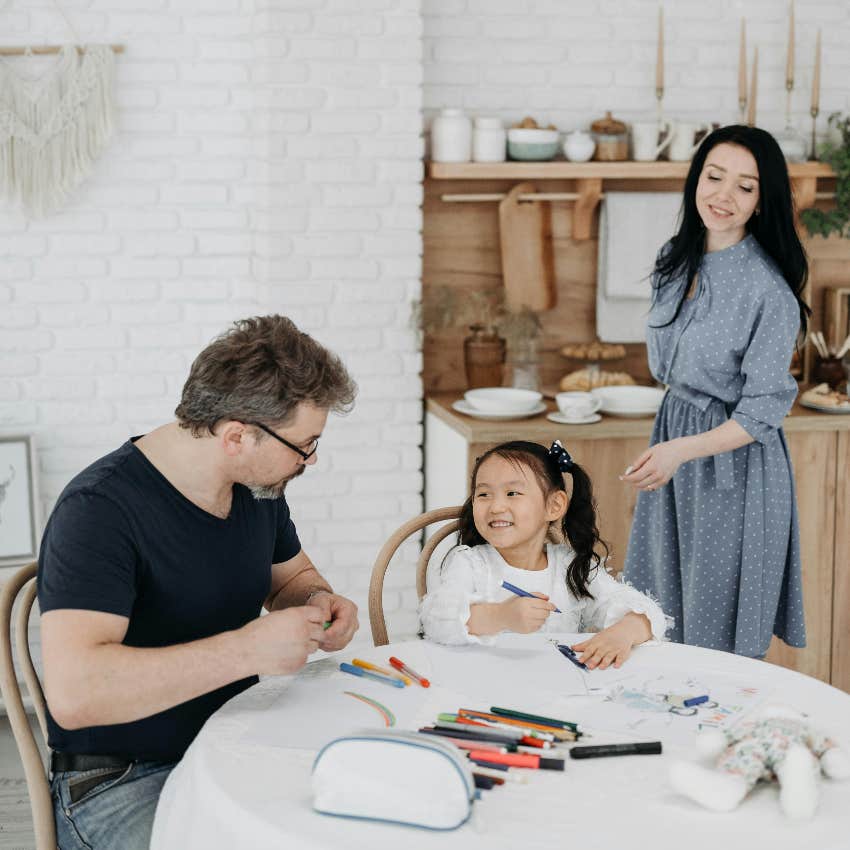 parents with their child