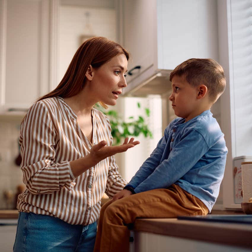 you can usually tell what kind of mom someone grew up with by the way they handle stress as an adult mom being harsh with child