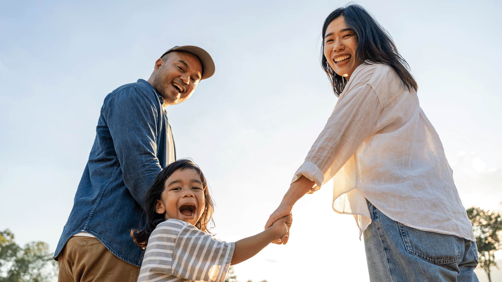 dad teaching child how to treat a partner well