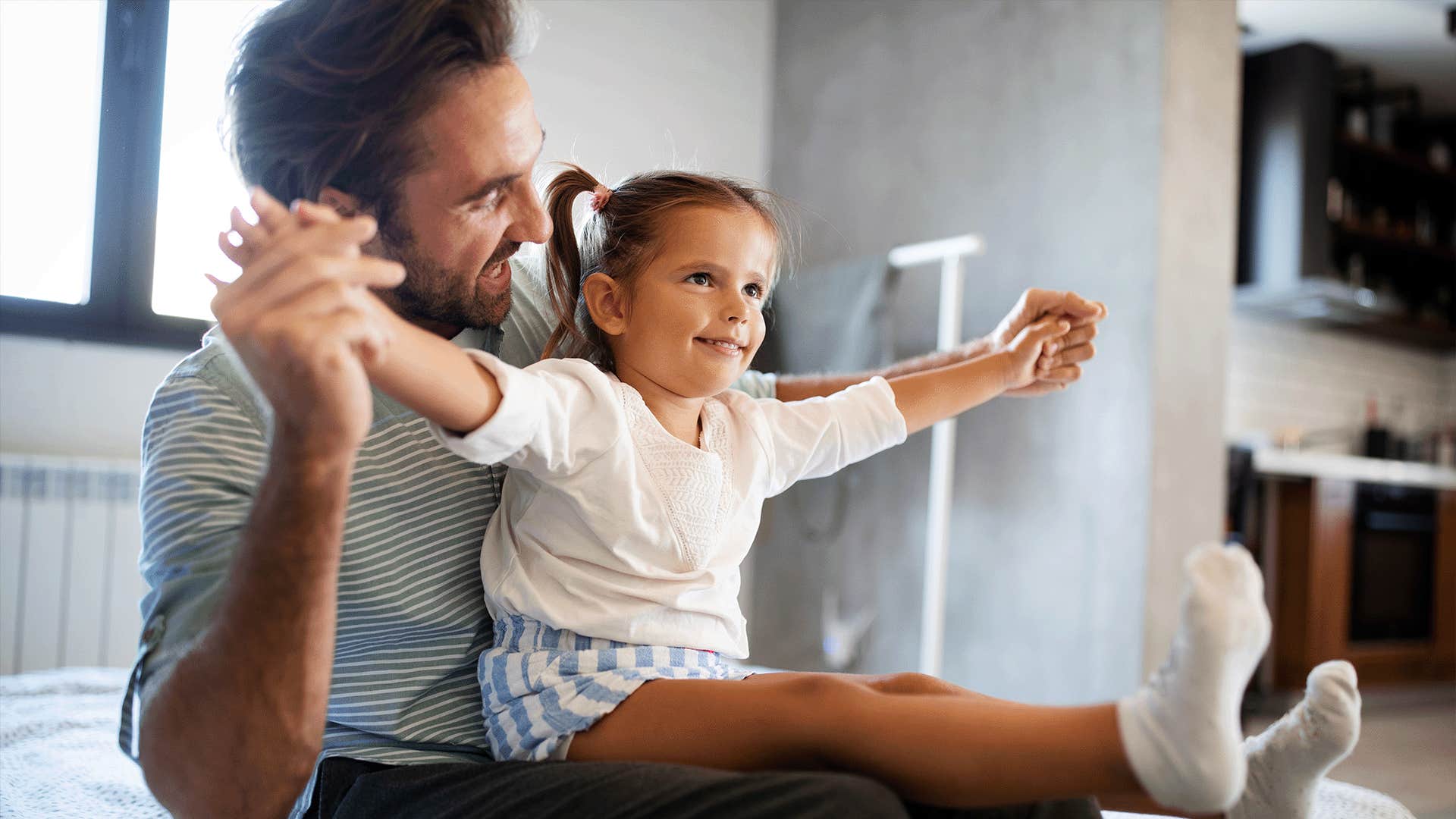 dad teaching child that regulating your emotions is necessary