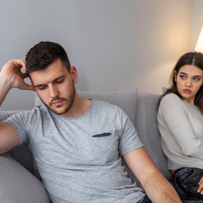 couple experiencing a lack of affection