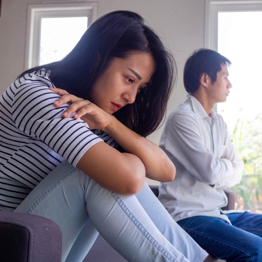 couple with a lack of communication in their relationship
