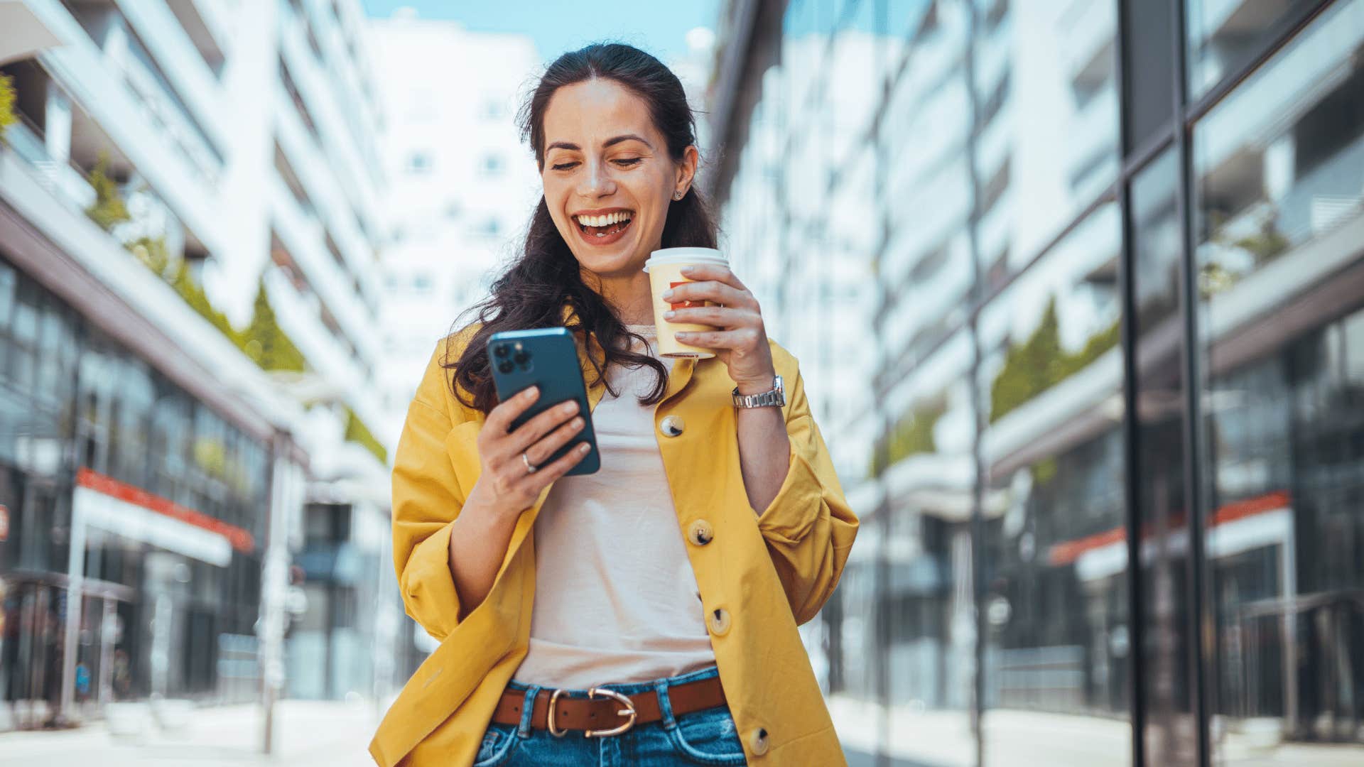 woman who spends her money on digital products